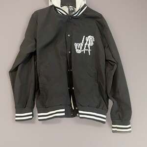 Original Deluxe Supply Skeleton “LA” Varsity Jacket – Men’s Large